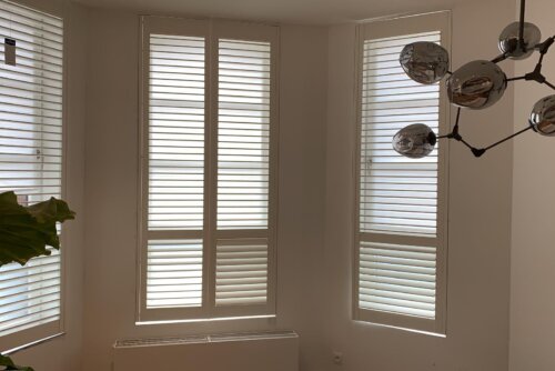 Shutters blanc baie